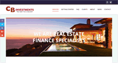 Desktop Screenshot of cbinvestments.com